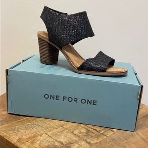 Toms block heel shoes